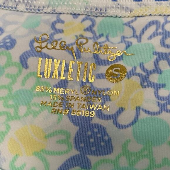 Lilly Pulitzer Luxletic Long Sleeve Lightweight Athletic Top women’s Size Small - Picture 7 of 7